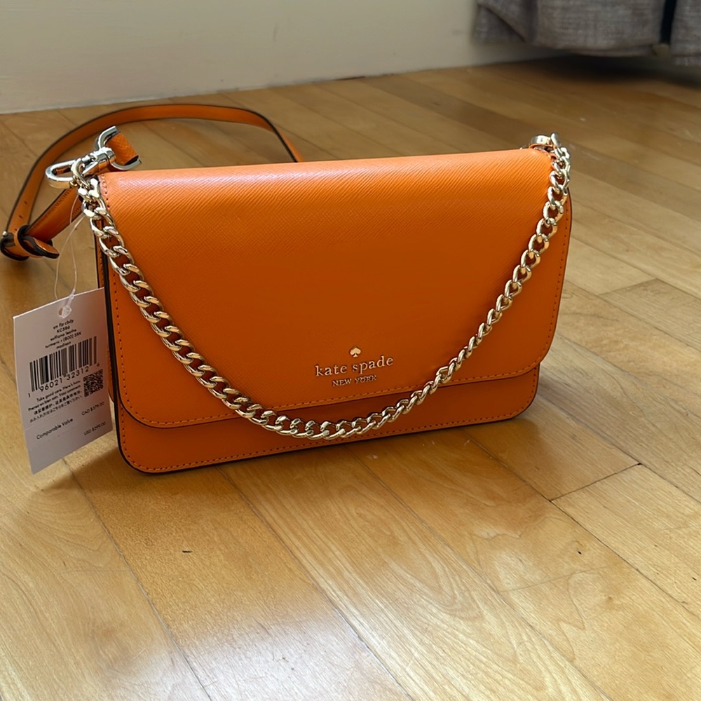 Orange Kate spade purse